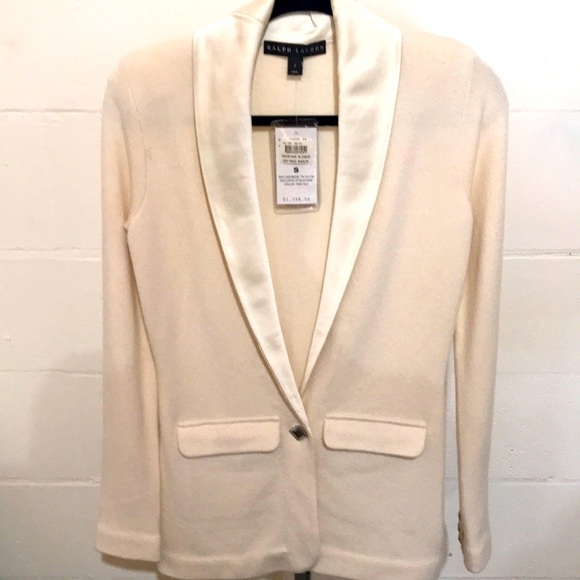NWT Ralph Lauren Cashmere & Silk Jacket SIZE S - Picture 1 of 10